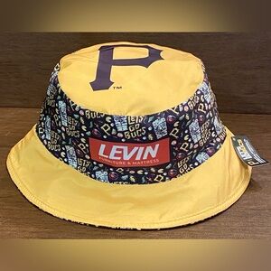 Pittsburgh Pirates Hawaiian Luau Reversible Bucket Hat 7-5-24 — NEW w/Tag